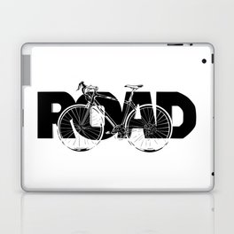 Road Bike Design/Bike Enthusiast/Cycling/Road Bikes/Minimal Design/Black Laptop & iPad Skin