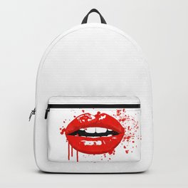 Red lips Backpack