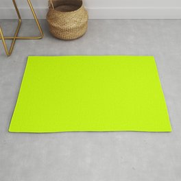 Bright green lime neon color Rug
