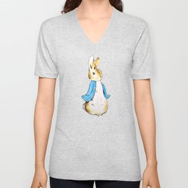 Peter Rabbit standing still Unisex V-Neck