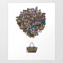 Valentino Butterfly Bag Art Print