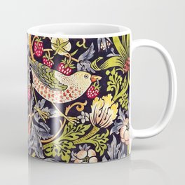 William Morris Strawberry Thief Art Nouveau Painting Coffee Mug