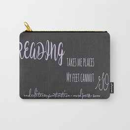 Reading Takes Me Places Carry-All Pouch