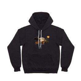 Cute little steampunk owl with sunglasses Hoody