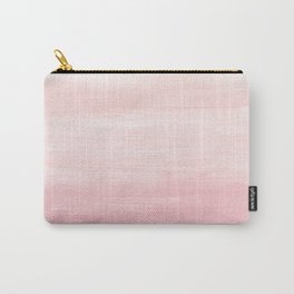 Blush Watercolor Abstract Minimalism #1 #minimal #painting #decor #art #society6 Carry-All Pouch