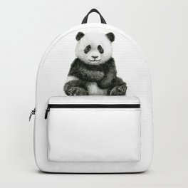 Panda Baby Watercolor Backpack