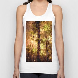Forest of the Fairies Golden Leaves Tank Top