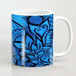 Tangle on blue Coffee Mug
