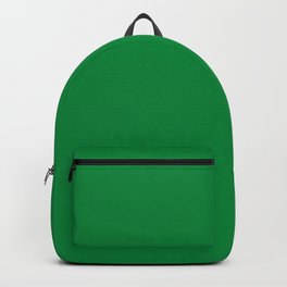NOW IRISH JIG Green solid color Backpack