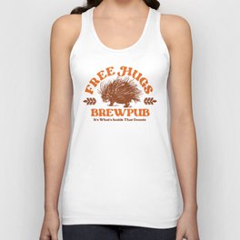 Free Hugs Brewpub: It's What's Inside That Counts Tank Top