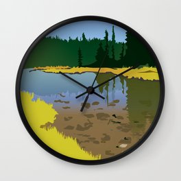 Junction Lake Wall Clock
