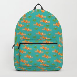 Red Foxes Small Backpack