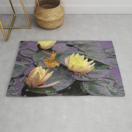tinker bell & tiger lilies Rug
