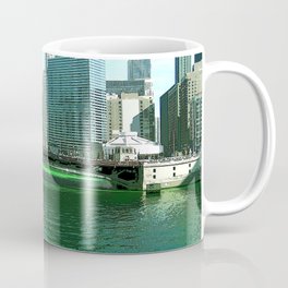Chicago River on St. Patrick's Day #Chicago Coffee Mug