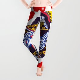 RED QUEEN OF ALL MY HEARTS Leggings
