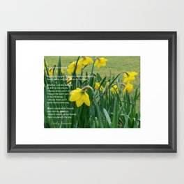 Dirge of the Daffodil Framed Art Print