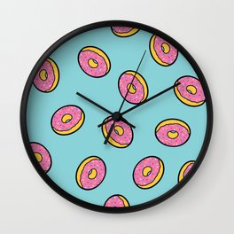 Donut pattern Wall Clock