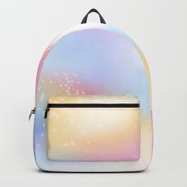 Y2K Pastel Rainbow Skies with Sparkling Stars Backpack