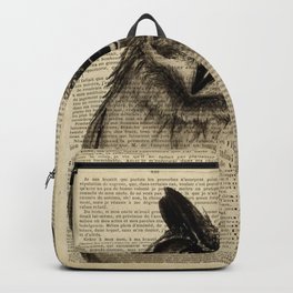 owl spelling who  Backpack