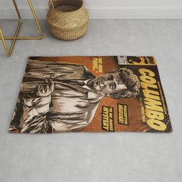 Columbo - TV Show Comic Poster Rug