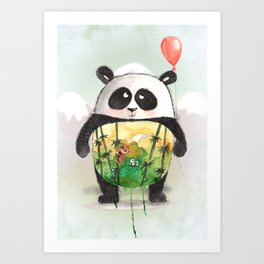 Panda Art Print