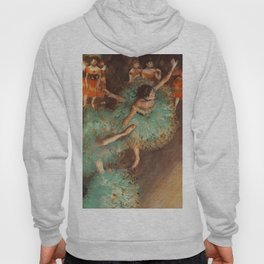 The Green Dancer 1879 By Edgar Degas | Reproduction | Famous French Painter Hoody