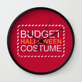 Budget Halloween Wall Clock