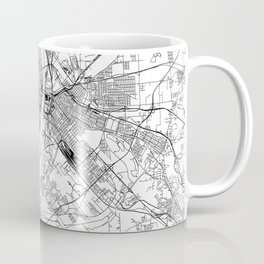 St. Louis White Map Coffee Mug