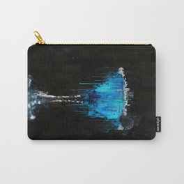 Painted blue raspberry martini cocktail Carry-All Pouch