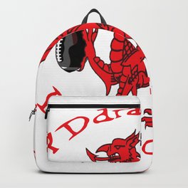The Red Dragon Inspires Action Backpack
