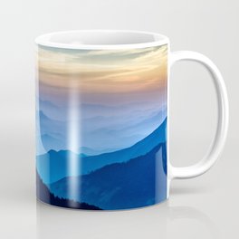 Beautiful Blue Sky Mountains Coffee Mug