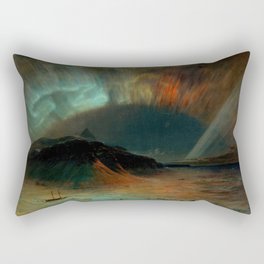 Aurora Borealis by Frederic Edwin Church Rectangular Pillow