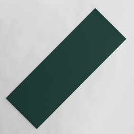 dark green yoga mat