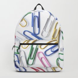 Quirky Fun Paper Clips Backpack
