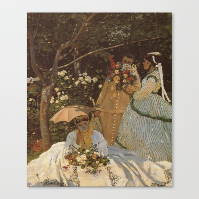 Monet Women In The Garden Nature Claude Monet Impressionist Post