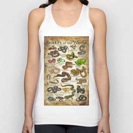 Snakes of the World Tank Top