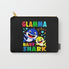 Glamma Of The Baby Shark Birthday Glamma Shark Carry-All Pouch