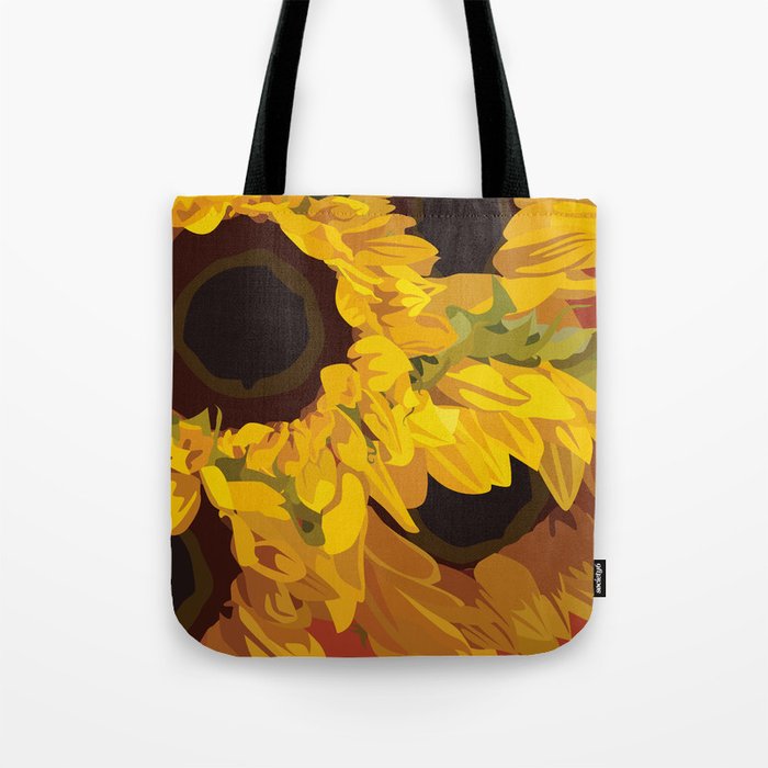 SUNFLOWERS Tote Bag by messymissy76 | Society6