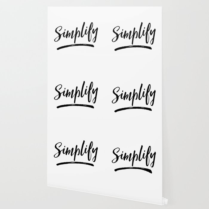 Simplify Wallpaper by zoollgraphics