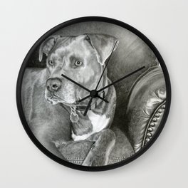 Leather And STEEL Wall Clock