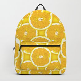 Orange Slice Paradise Vector Pattern Backpack