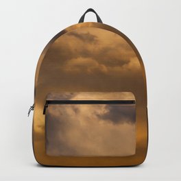 Abstract Clouds of Gold Backpack