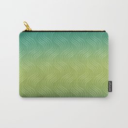 Peacock gradient with wavy scale  Carry-All Pouch