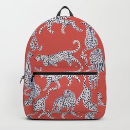 Fashionable white leopards  Backpack