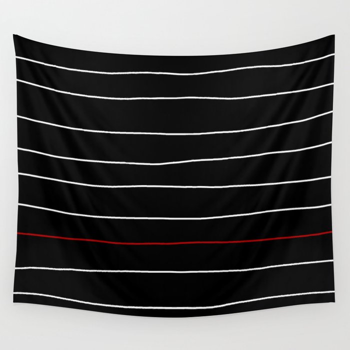 Thin Red Line Wandbehang