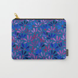 All Over Ditsy-Floral in Blue Carry-All Pouch