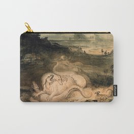 John Martin - The country of the Iguanodon 1837  Carry-All Pouch