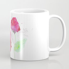 Roses watercolor and papercut Coffee Mug