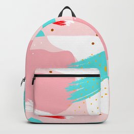 Colorful Pastel Splash Watercolor Backpack