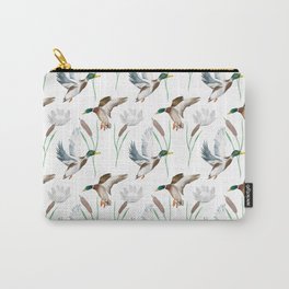 Cute ducks art ,Goose,geese,Birds illustration,pattern  Carry-All Pouch
